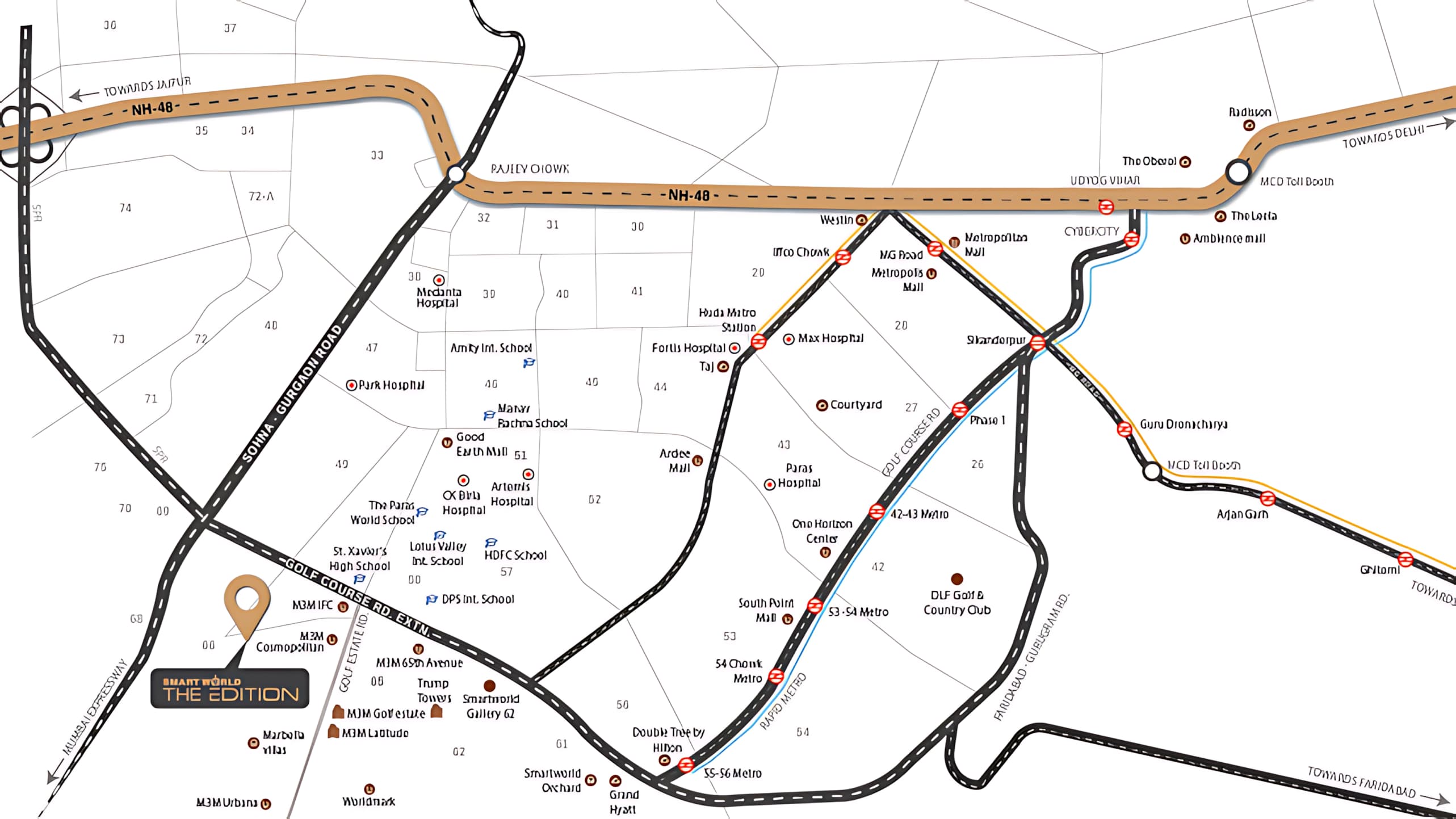 The Prestigious Golf Course Road Extension