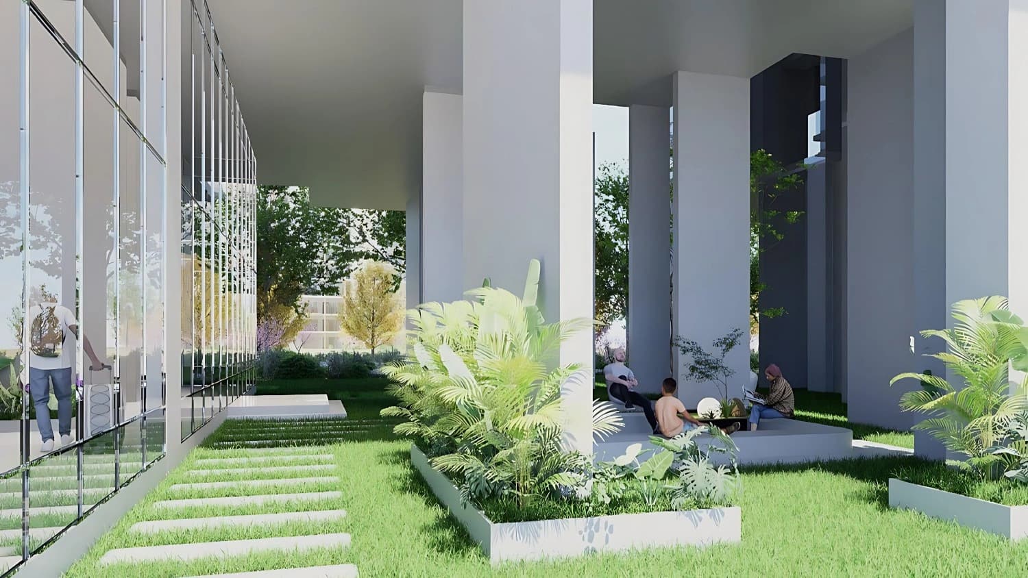 The Pedestrian Green Walkways