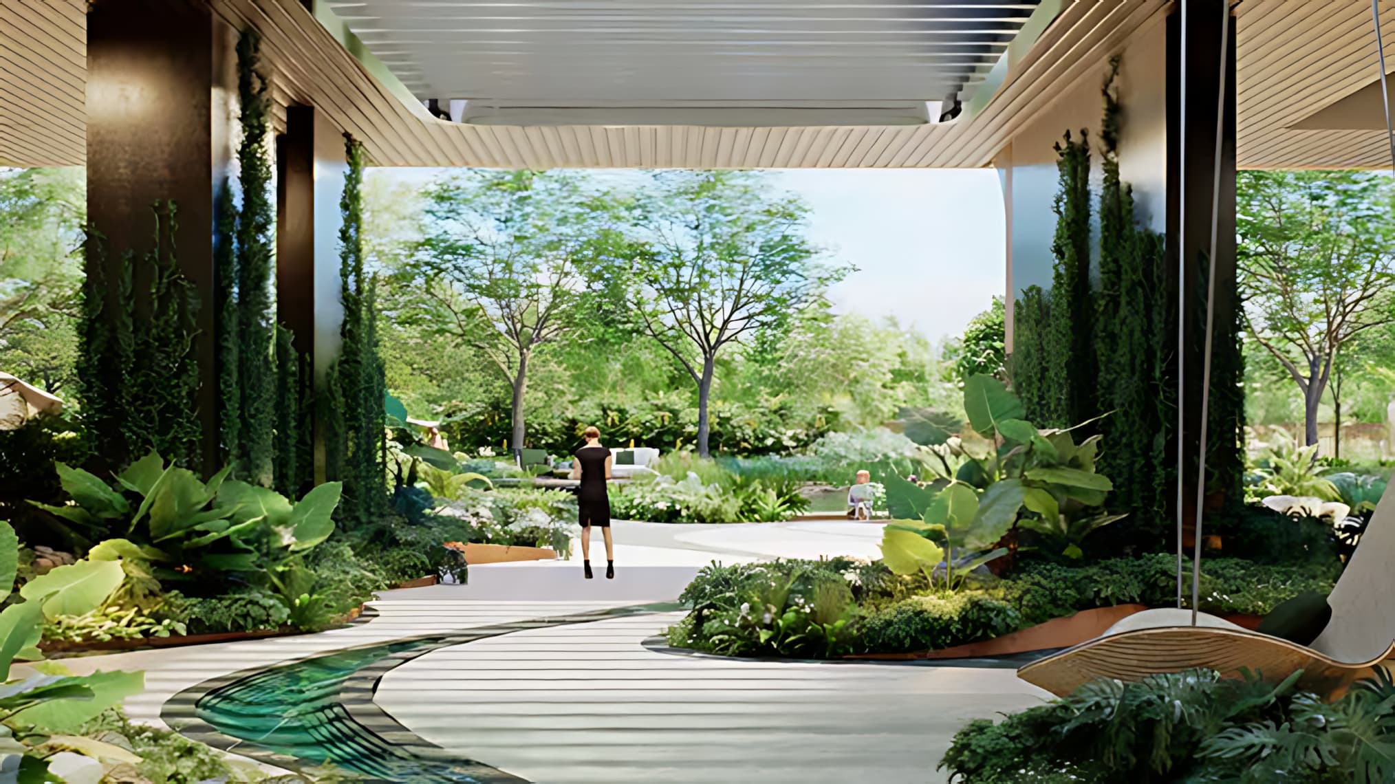 Themed Courtyard