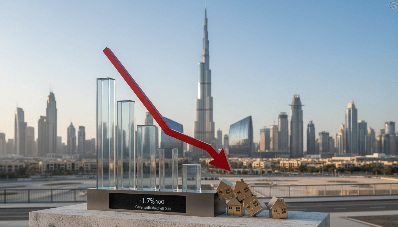 Dubai Home Prices Fall for the First Time Since 2021, Cavendish Maxwell Data Shows