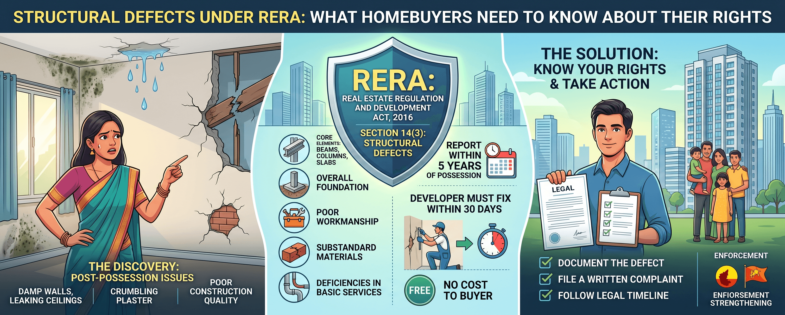 Structural Defects Under RERA: What Homebuyers Need to Know About Their Rights