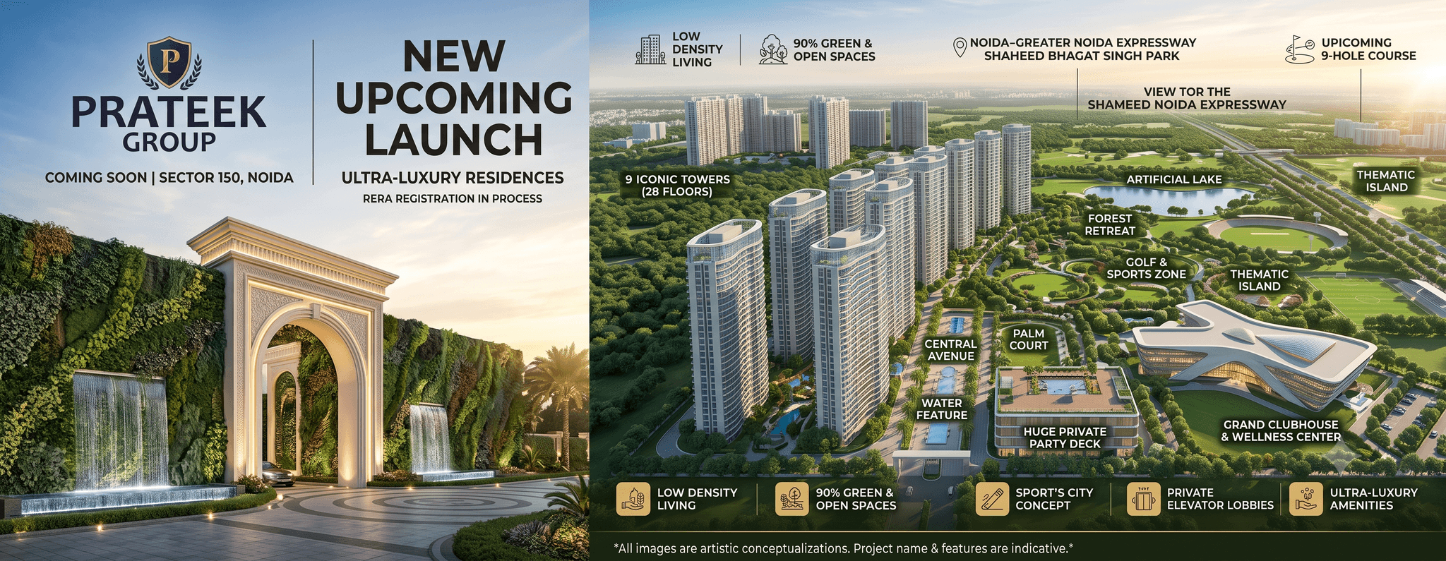 Prateek Group's New Upcoming Launch in Sector 150, Noida