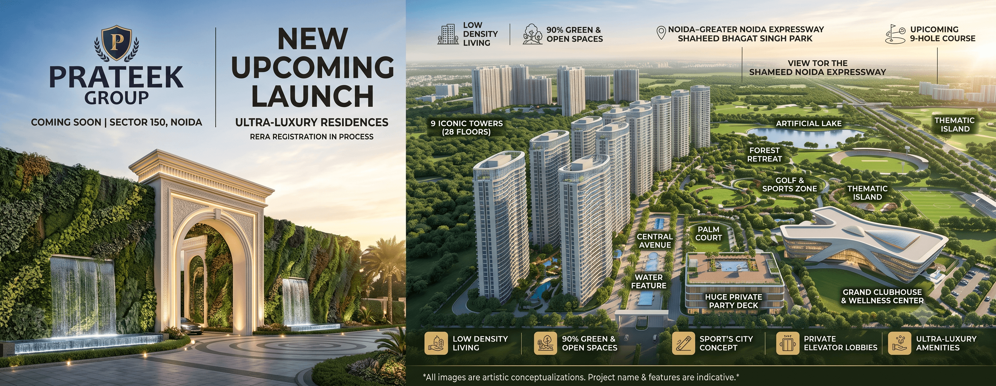 Prateek Group's New Upcoming Launch in Sector 150, Noida