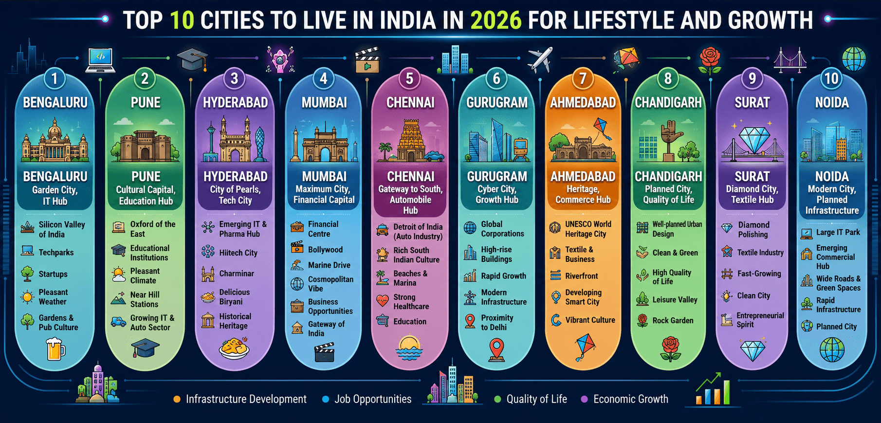 best places to live in India for families