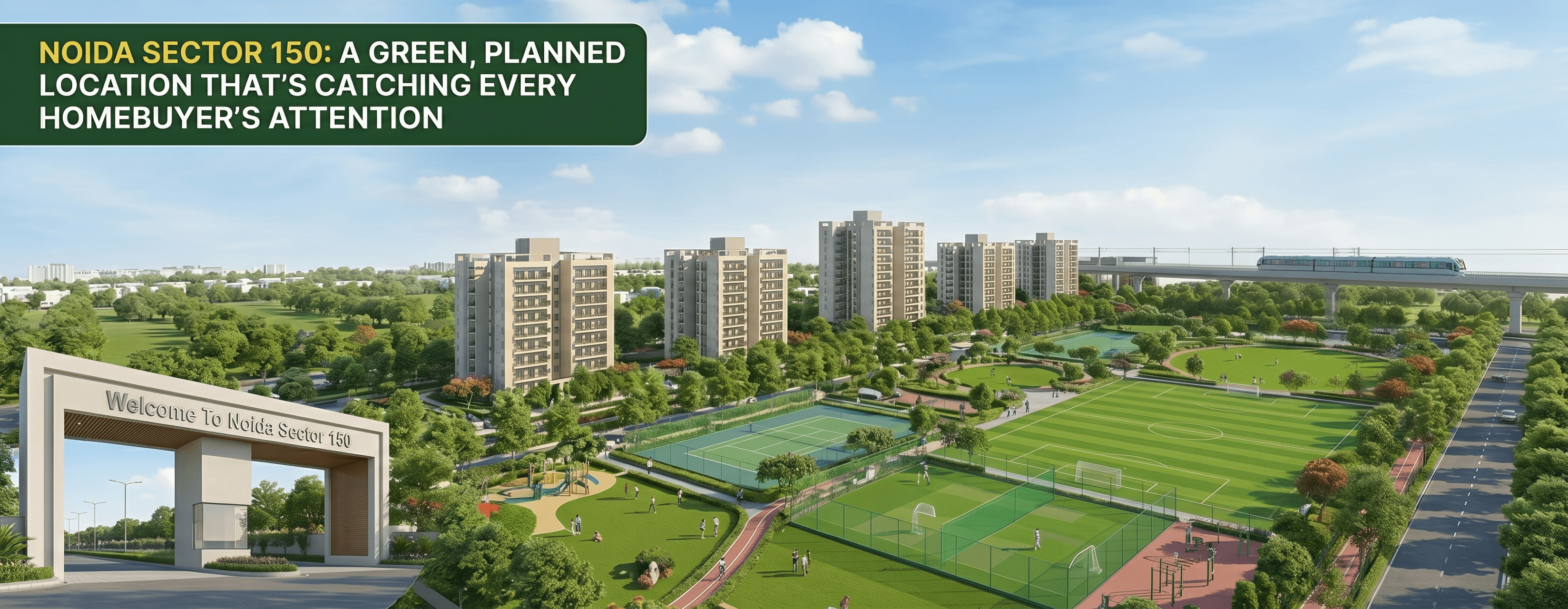 Noida Sector 150: A Green, Planned Location That’s Catching Every Homebuyer’s Attention