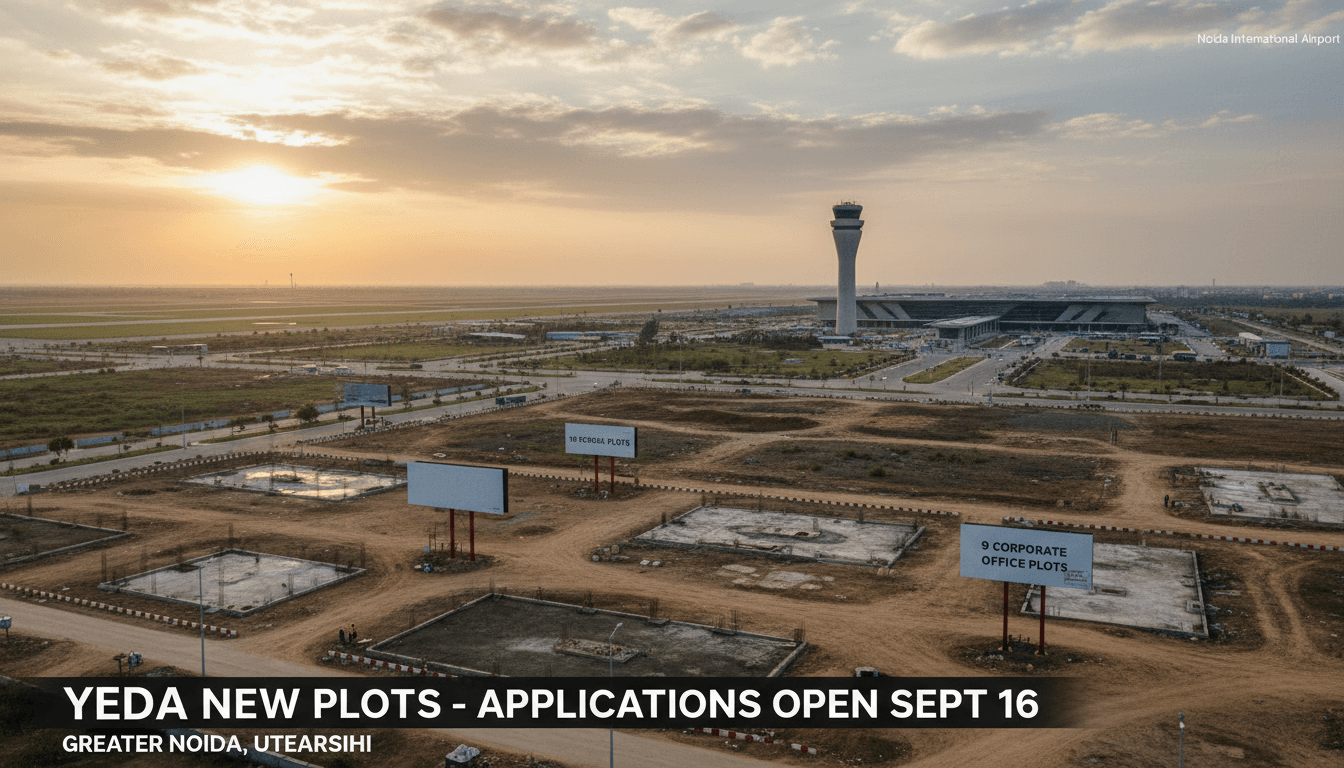 YEIDA Launches 19 School and Corporate Office Plots Near Jewar Airport