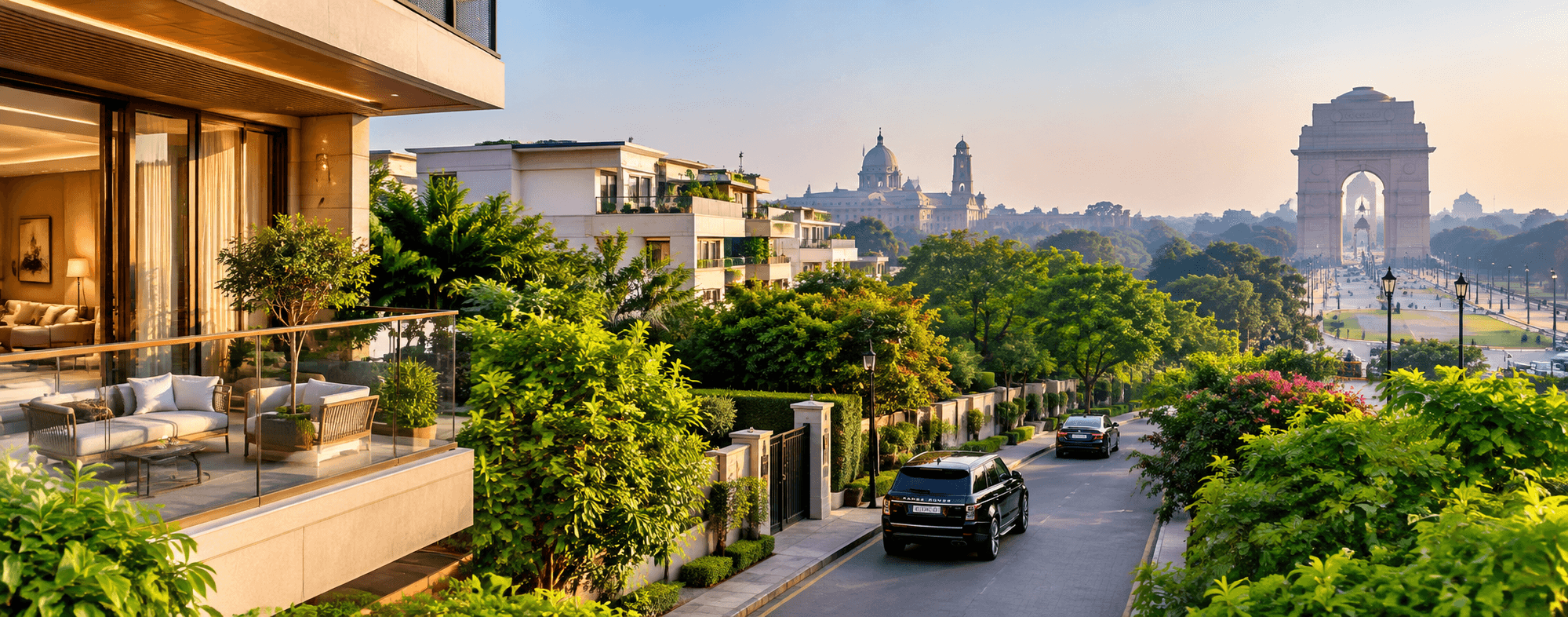 Posh areas in Delhi