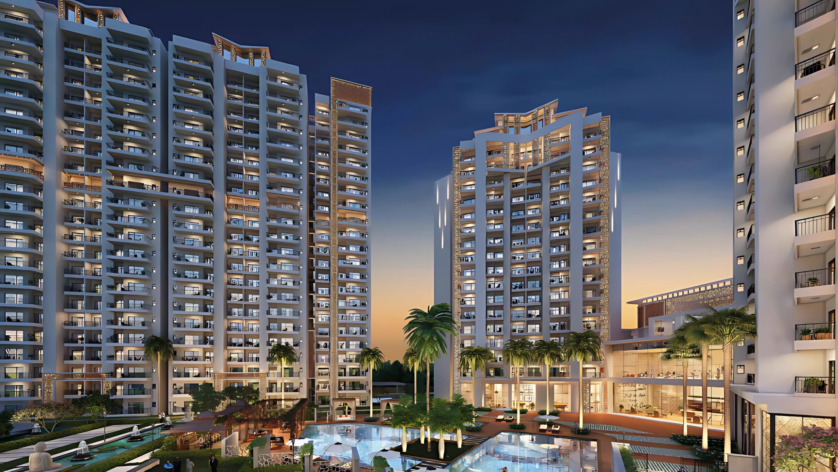 ACE Divino Sector 76 Noida premium residential towers with landscaped podium and open green spaces