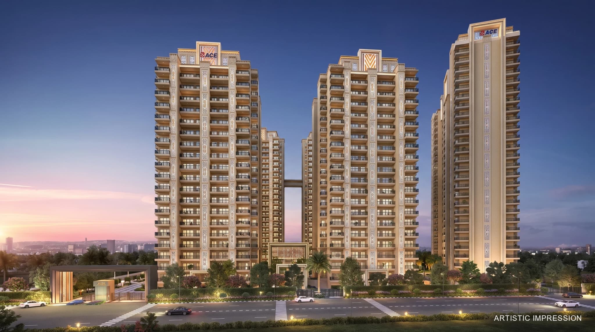 ACE Verde luxury residential towers in Greater Noida