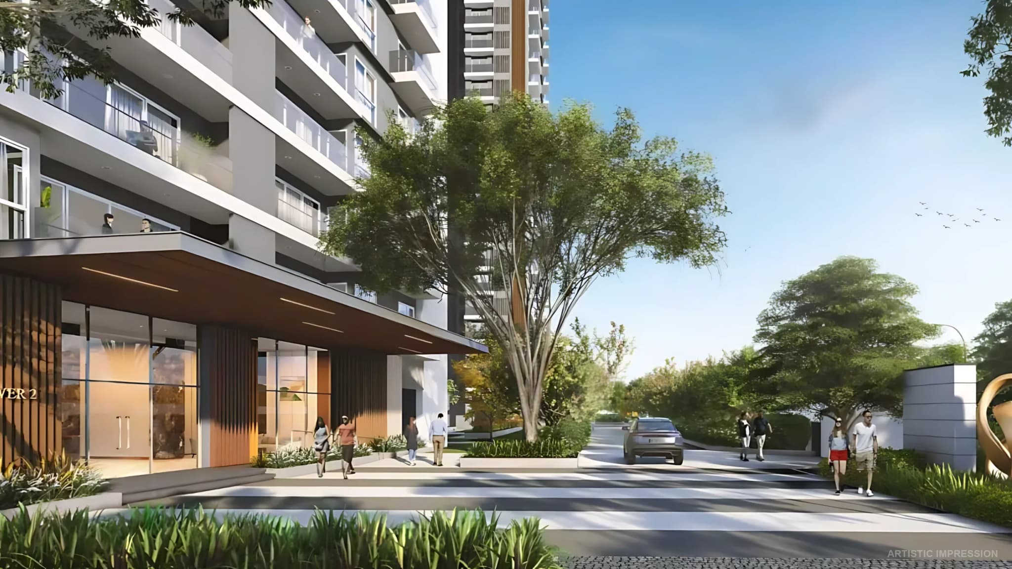 Landscaped internal greens and open spaces at Emaar Urban Oasis