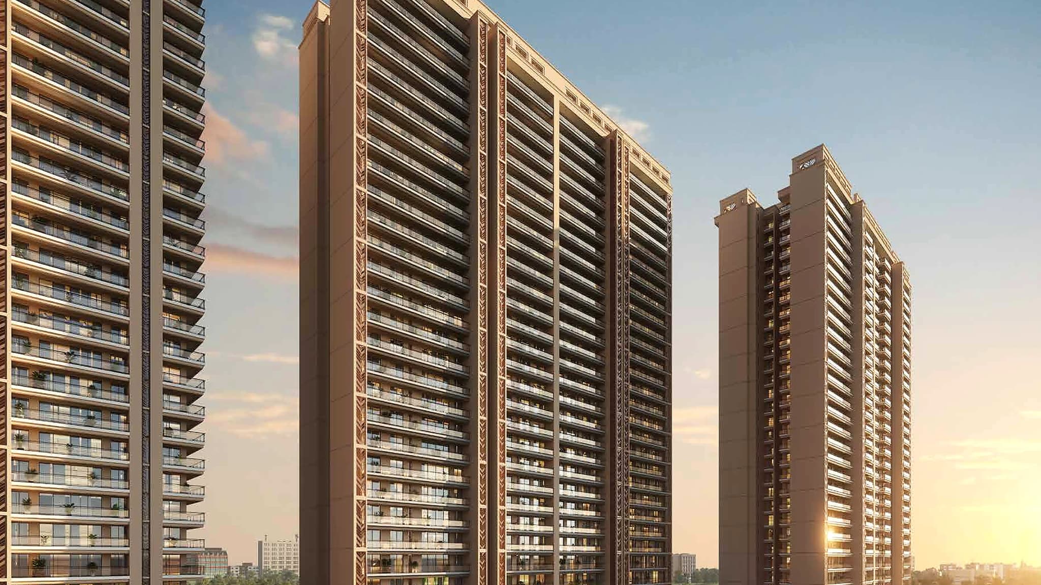 Godrej Aristocrat Sector 49 Gurgaon luxury residential towers surrounded by lush greenery and open spaces