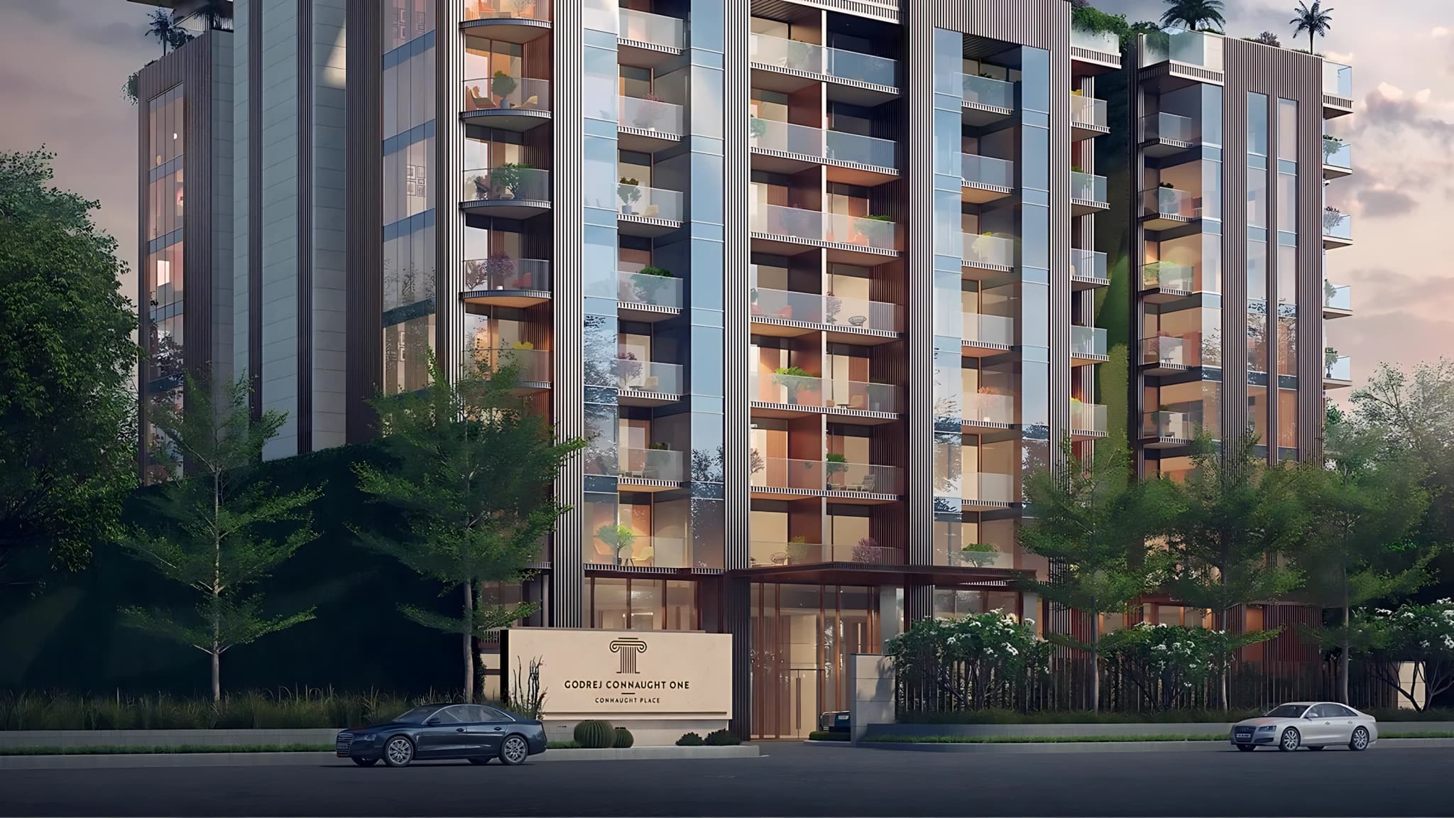 Godrej Connaught One luxury residential tower in New Delhi