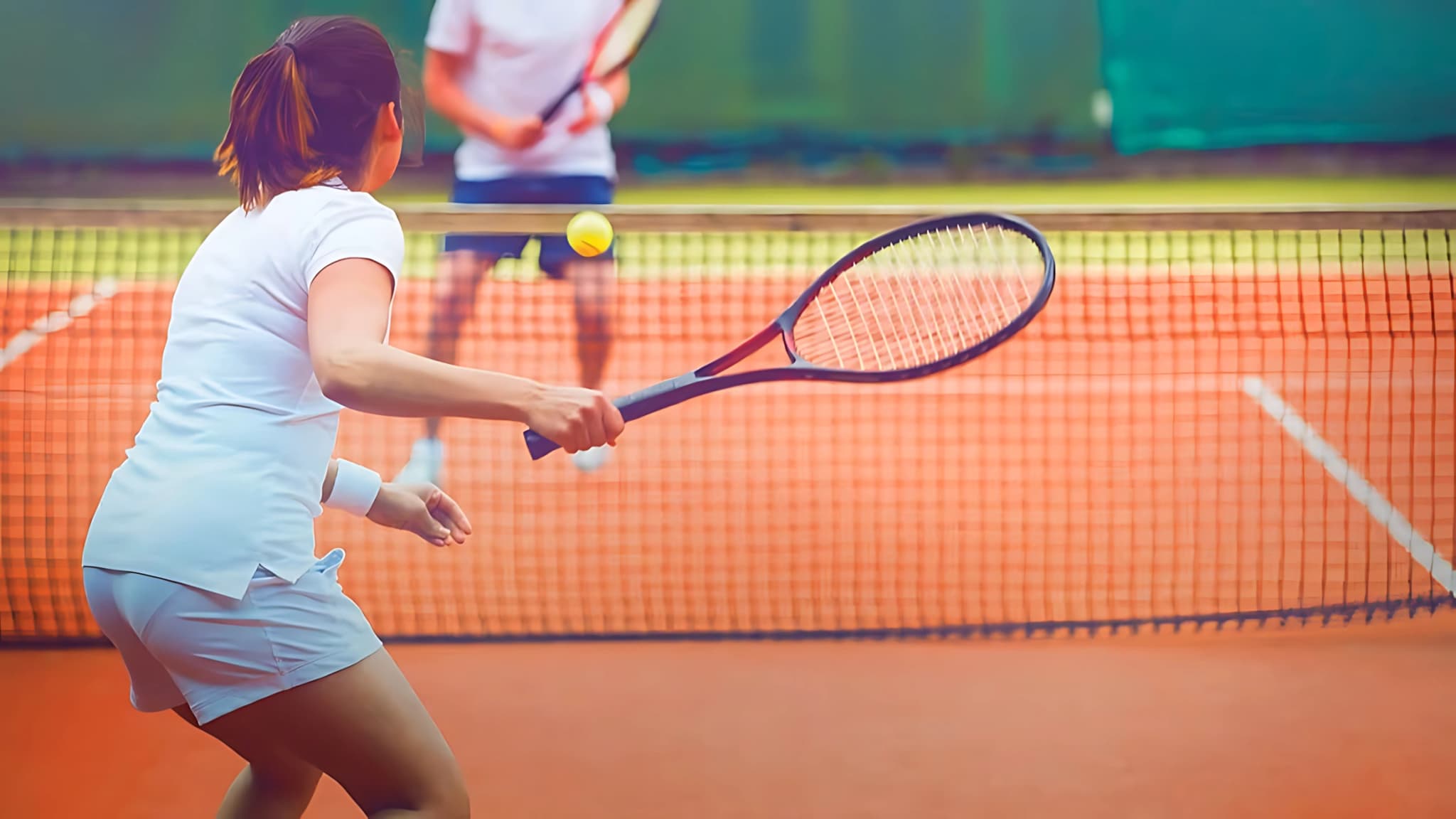 Tennis court at Godrej Nature Plus with premium sports amenities in Sector 33 Sohna