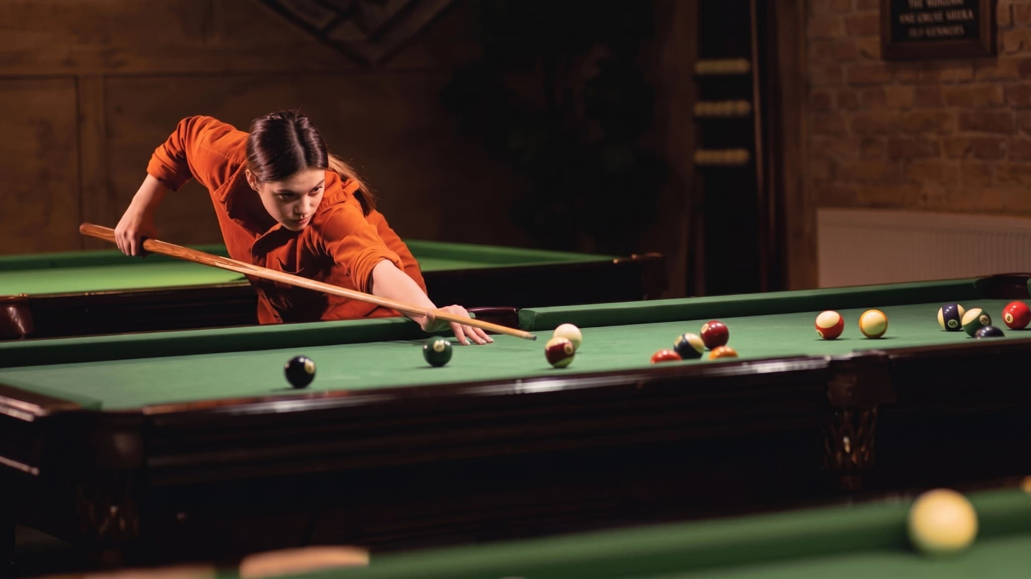 Indoor billiards and recreation lounge at Godrej Skyshore
