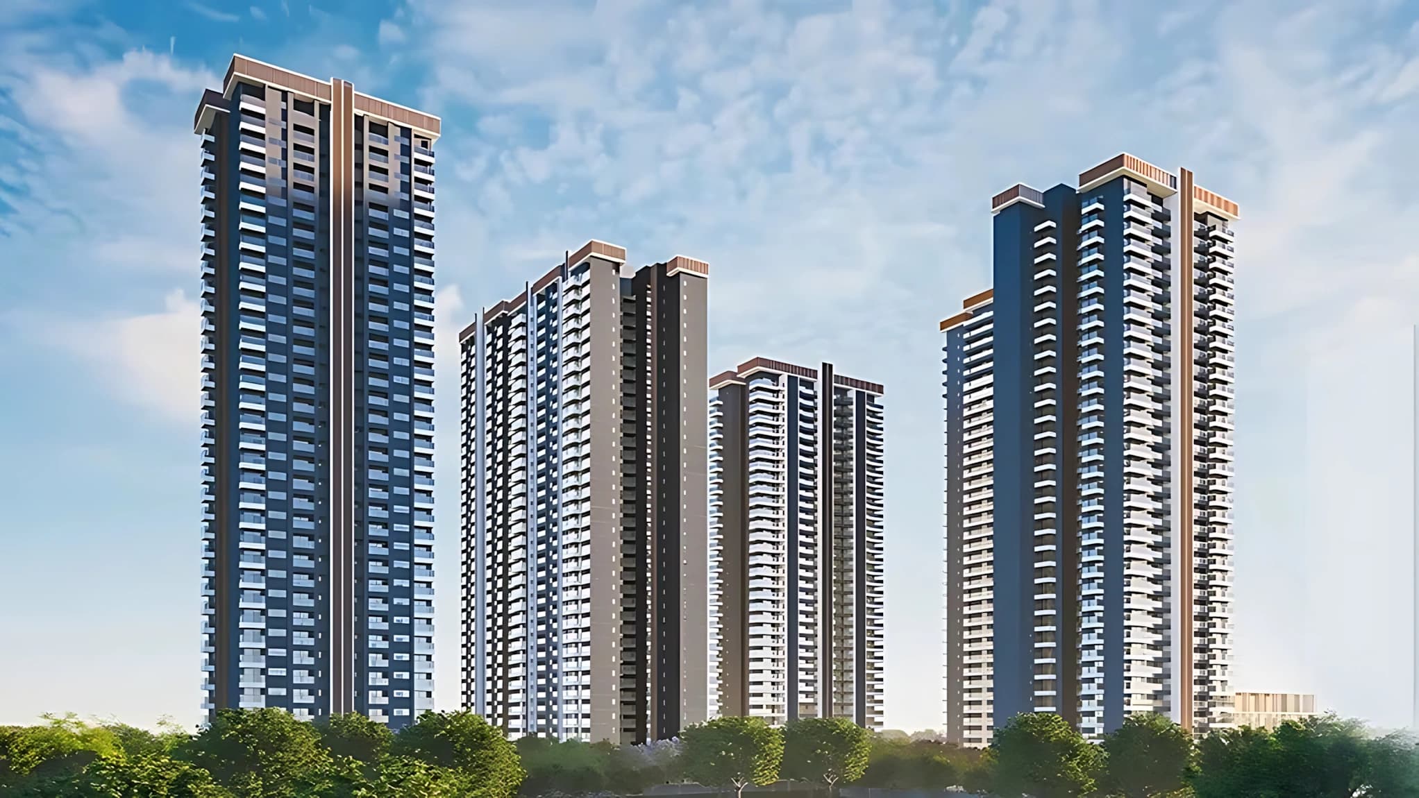 Zenith luxury residential towers featuring contemporary high-rise architecture and landscaped surroundings