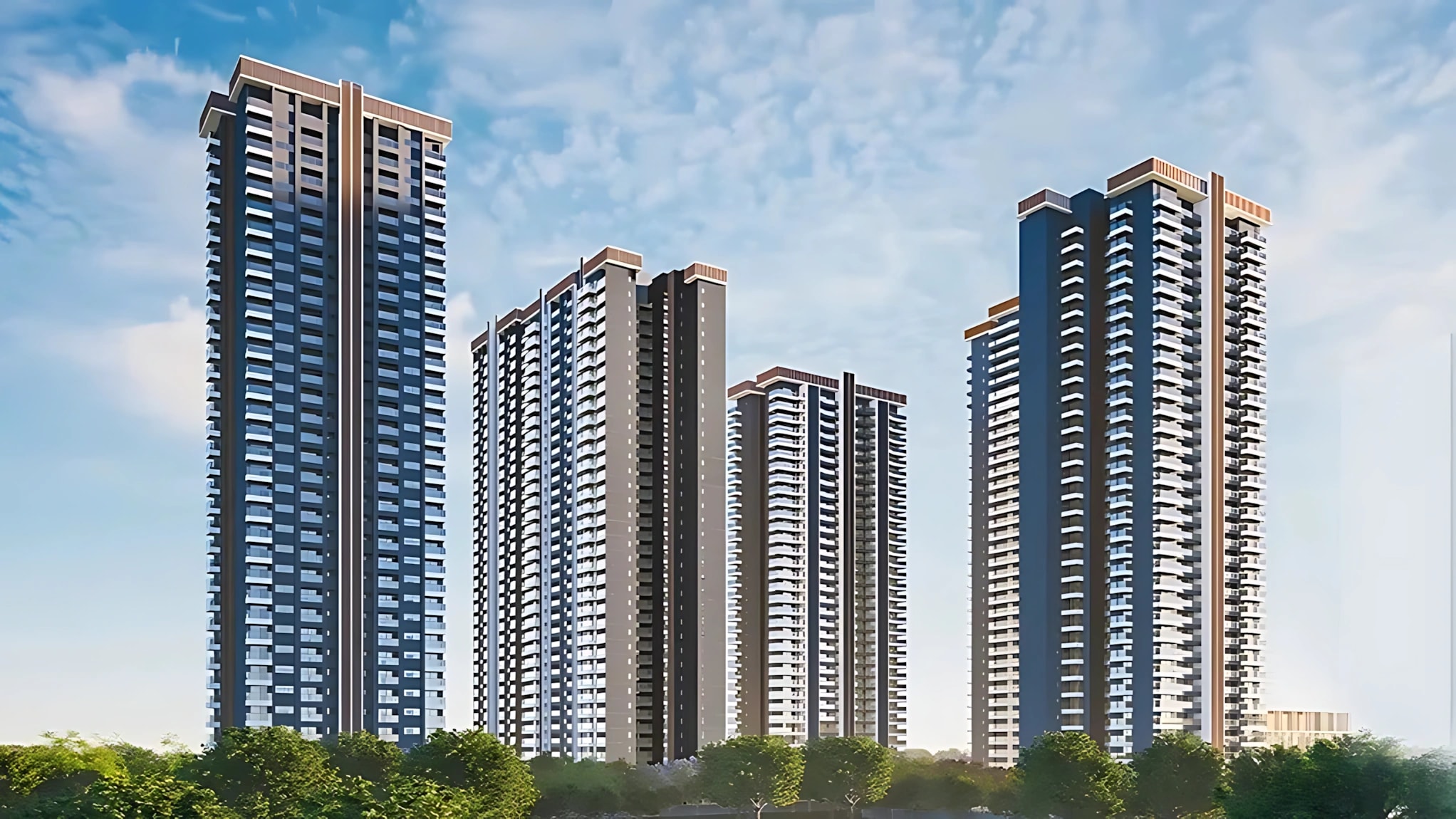 Zenith luxury residential towers featuring contemporary high-rise architecture and landscaped surroundings