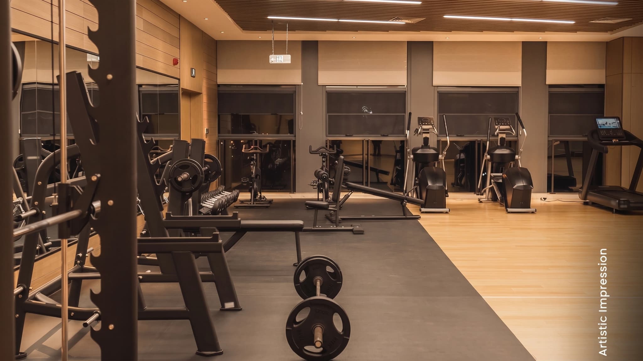 M3M City of Dreams Sector 89 Gurugram gymnasium with modern fitness equipment and premium indoor amenities