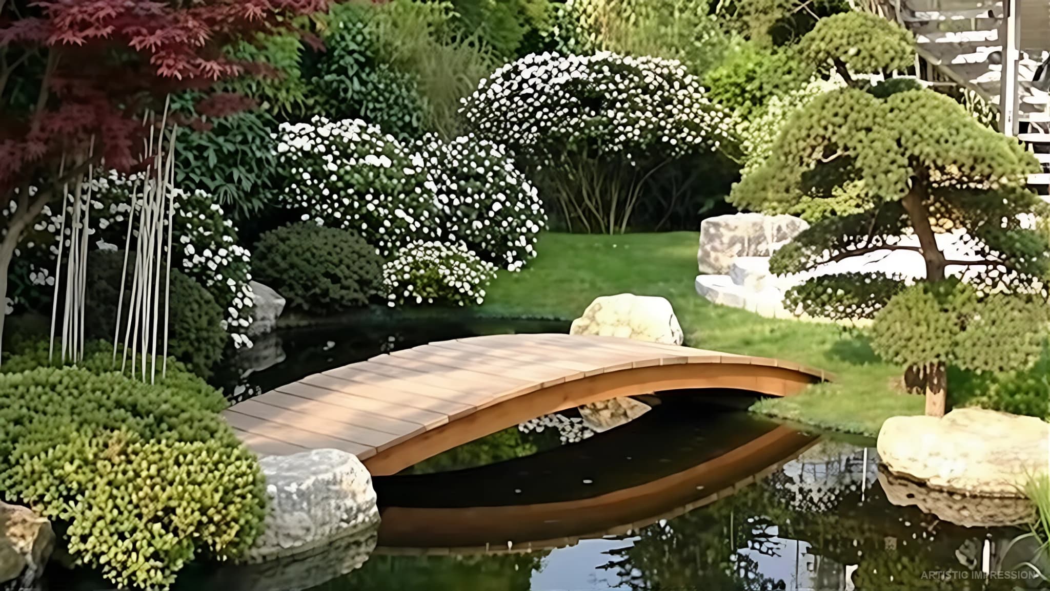 Wellness pools and tranquil water features at M3M Golf Hills