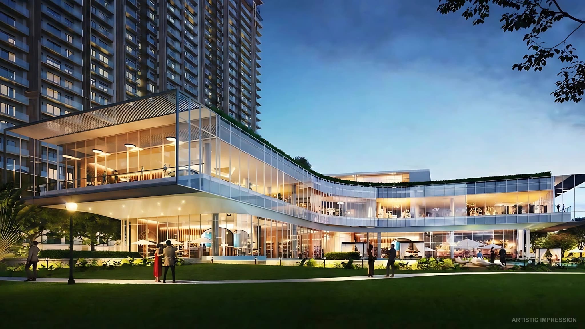 Premium amenities and recreational spaces at M3M project
