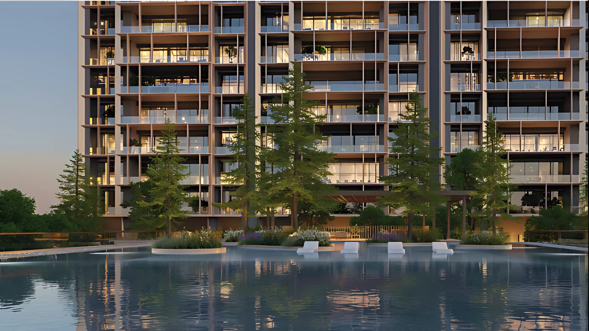 Oberoi Three Sixty North luxury residential towers surrounded by landscaped greens