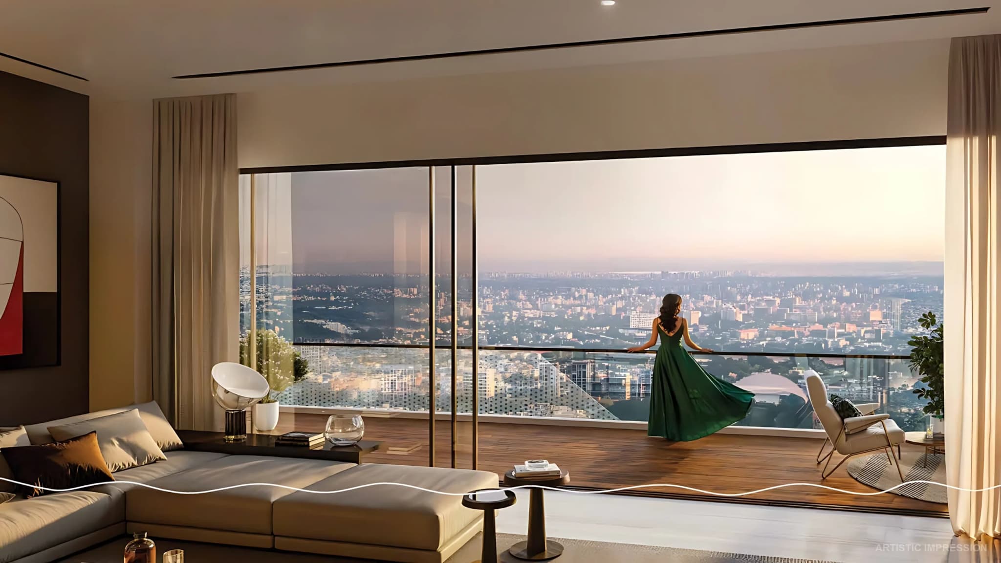 Premium lifestyle amenities and landscaped leisure spaces at Riviera at AIPL Lakecity
