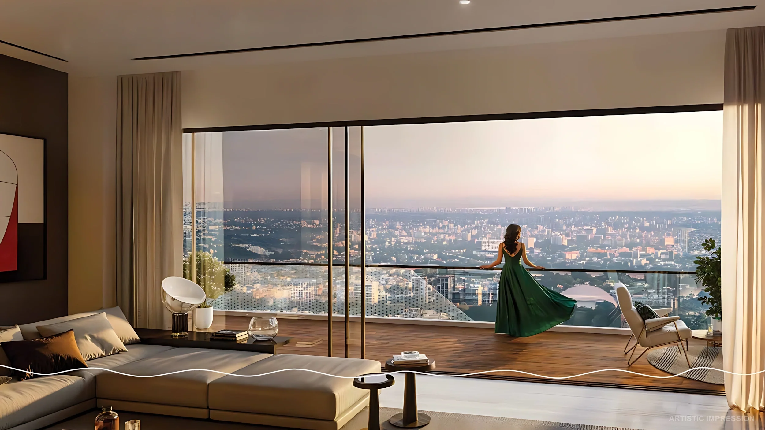 Premium lifestyle amenities and landscaped leisure spaces at Riviera at AIPL Lakecity