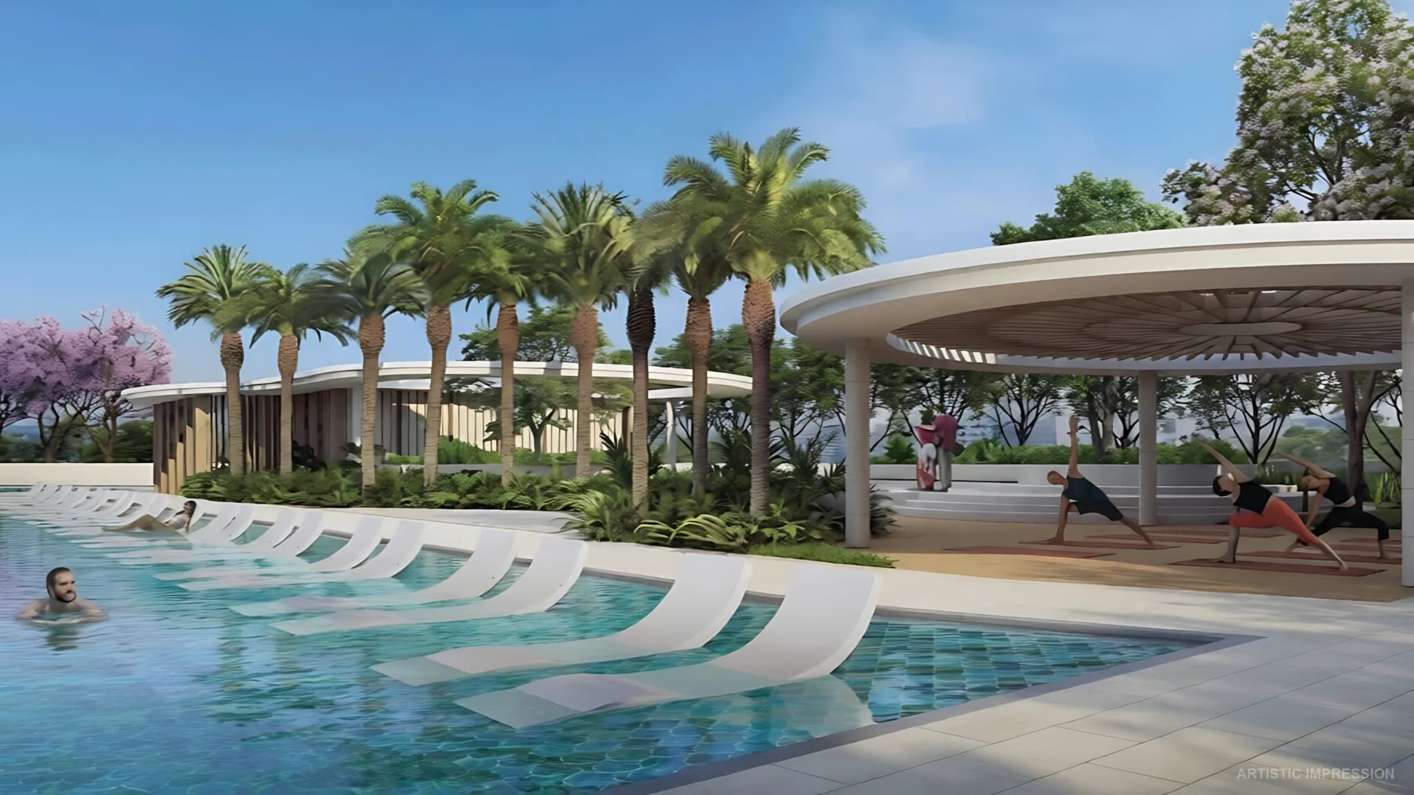 Premium amenities at De-Luxe DXP with two clubhouses, seven pools and 1-lakh-sq.ft integrated retail arcade