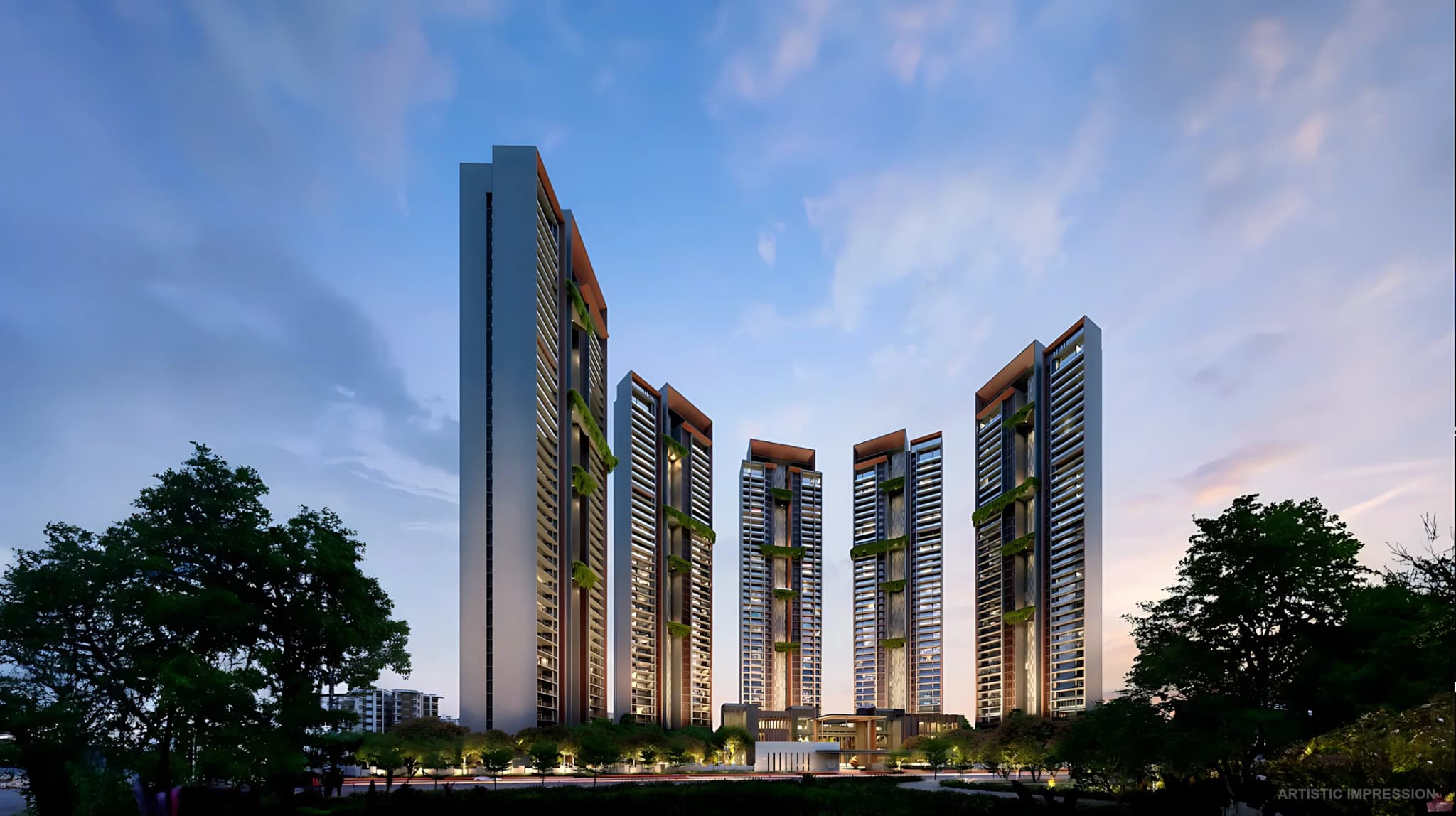 Signature Global Titanium SPR Sector 71 Gurgaon Singapore-styled high-rise residential towers