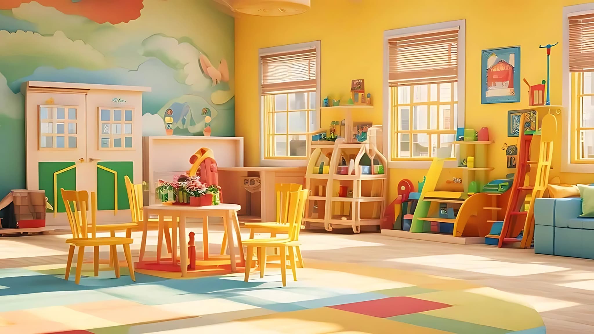 Modern children's play and learning room at Smartworld Sky Arc Gurgaon